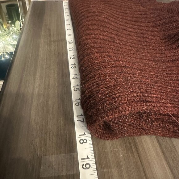 Magaschoni Womens Brown Sweater Wrap Crossover Front Shoulder Button Size Small - Picture 9 of 9